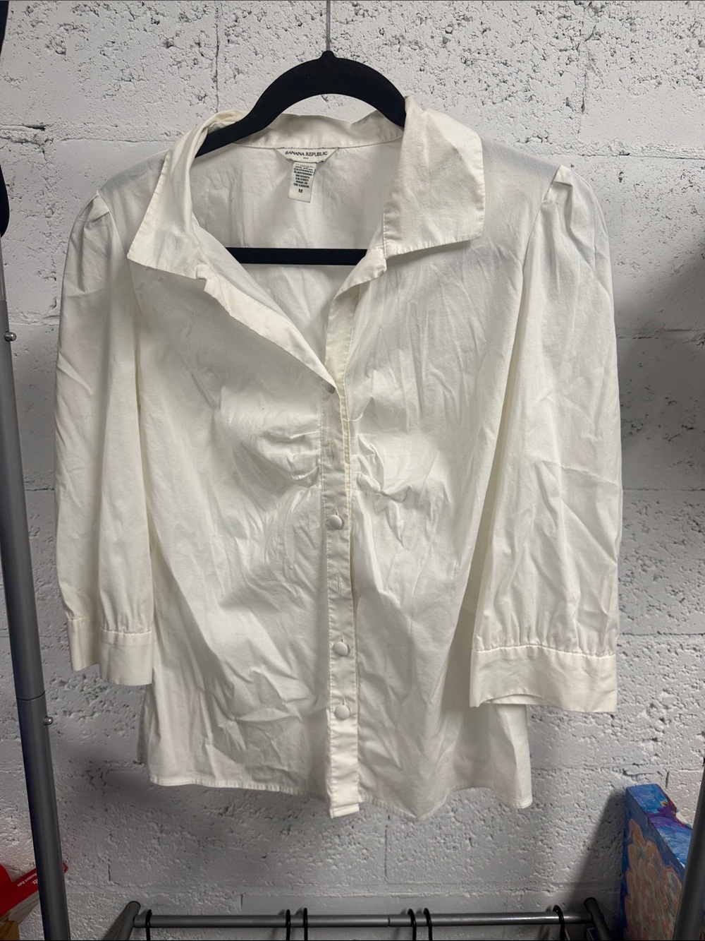 Classic White Button-Front Women’s Blouse